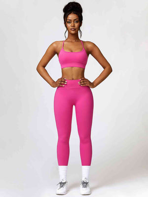 Sport Bra and Leggings Set