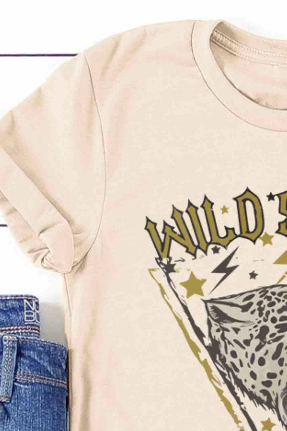 WILD SPIRIT Graphic Short Sleeve T-Shirt