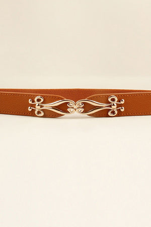 Alloy Buckle Elastic Belt