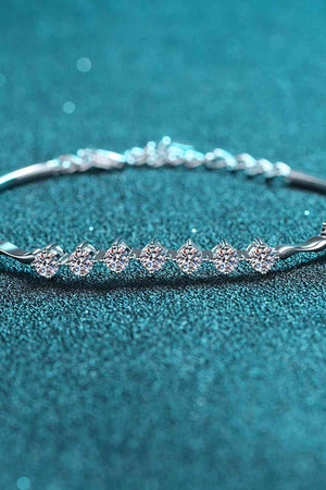 Moissanite 925 Sterling Silver Bracelet