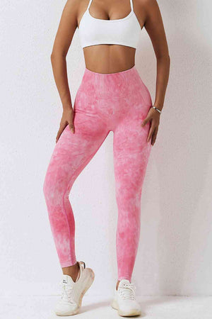 High Waist Tie-Dye Long Sports Pants