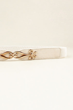 Alloy Buckle Elastic Belt