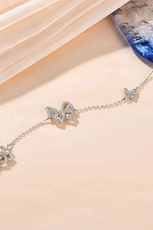 Moissanite Butterfly Shape Bracelet